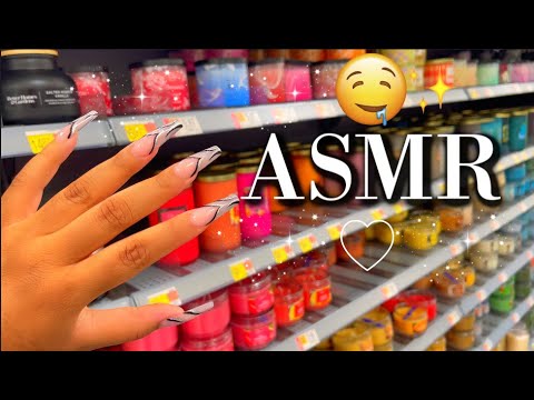 ASMR IN WALMART ♡✨| FAST TAPPING, ORGANIZATION, SCRATCHING...(SUPER TINGLYYYY 🤤✨)