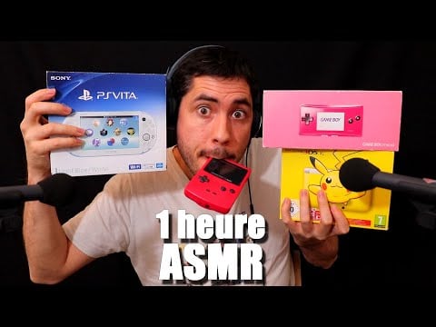1 HEURE DE TRIGGERS CONSOLES PORTABLES ASMR