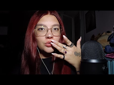 SPIT PAINTING & EXTRA MOUTH SOUNDS 😴💜💦 | ASMR ITA