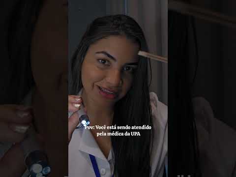 ASMR| Você está sendo atendido pela médica da Upa 🩺💤 #asmrvideo #viral