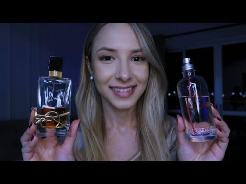 ASMR PARA DORMIR ✨ Roleplay perfumaria (spraying, líquidos, tapping..)