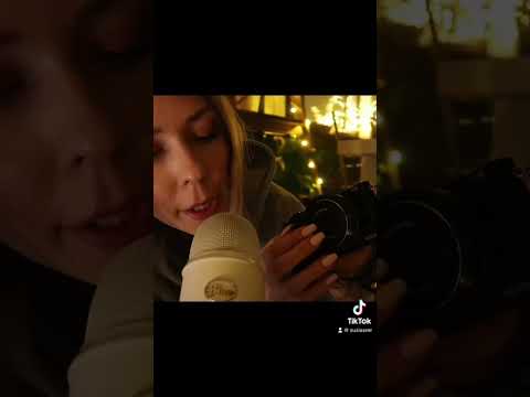Old camera sounds. 📷 #asmr #whispering