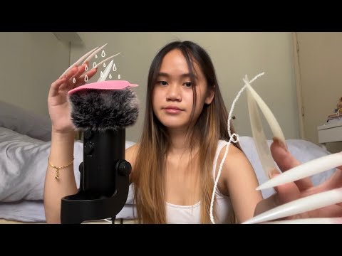 ASMR ENERGY RAIN WITH EXTRA LONG NAILS