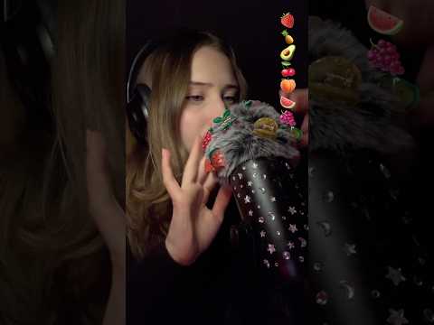 bugs game - fruit edition! 🍇🍓🍒🍑🍉🥑🍍 #asmr #asmrbugs