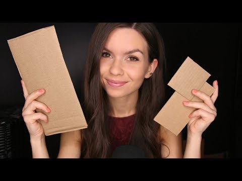 ASMR - Cardboard Sounds // Rubbing, Scratching, Tapping & Tearing (No Talking!)