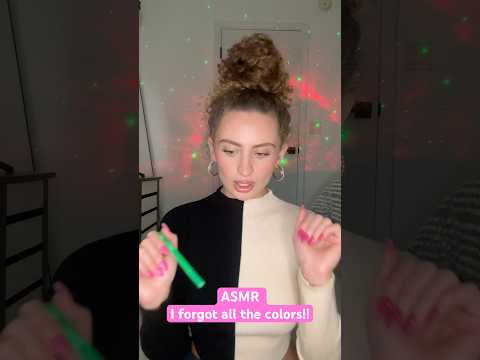 #asmr I forgot What The Colors Are #asmrtriggers