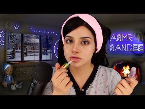 ASMR Doing My Makeup + Gum Chewing