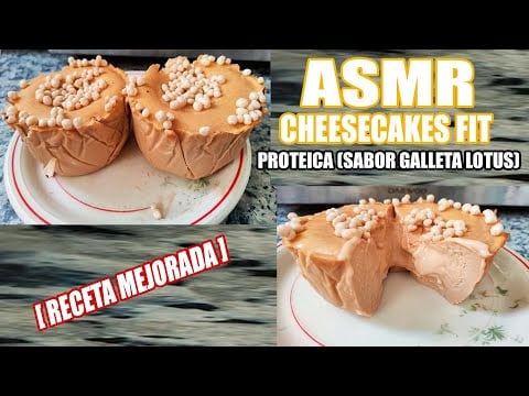 ASMR | 🍰 Cheesecakes Fit Proteica (RECETA MEJORADA) + Desayuno Saludable