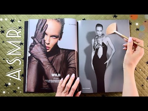 АСМР, листаю FASHION журнал, близкий шепот, мурашки / ASMR,  magazine