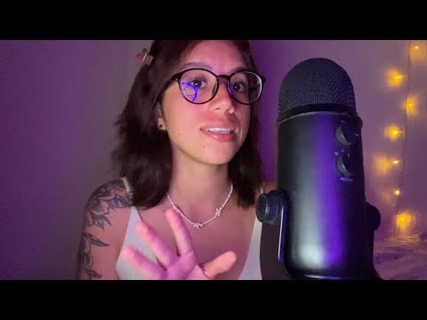ASMR con chicle y nuestra girls talk ⋅˚₊‧ ୨୧ ‧₊˚ ⋅