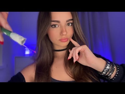 ASMR Rude Grunge Girl Gives You A Stick And Poke 🪡 