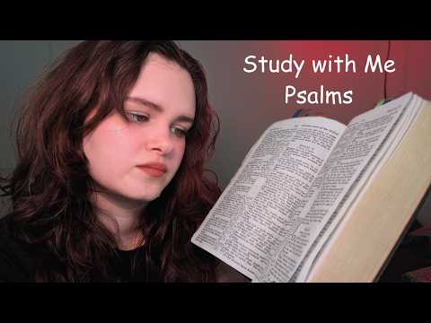 Bedtime Bible Reading | Study Psalm 34-38 with me ASMR