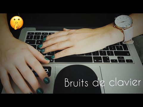 ASMR FRANCAIS ♡ Bruits de Clavier/ Tapping ♡ (no talking)