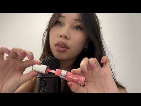 ★ try on my lip gloss collection!! [asmr, whispering, mouth sounds, tapping]