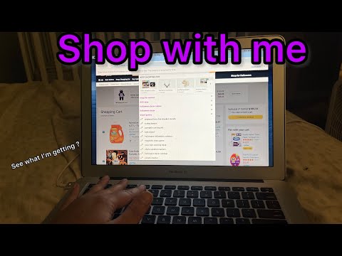 asmr shop with me 💜online 💻 amazon laptop keyboard typing sounds, clicking (whisper)