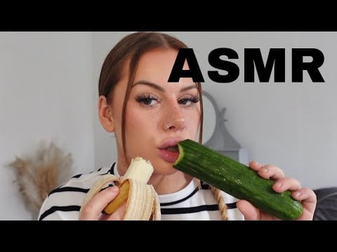 100% ASMR FOOD (BANANA, CUCUMBER, CHEWING-GUM, MOUTH SOUNDS INTENSE...)