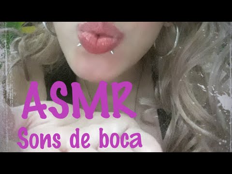 ASMR - TOQUES NO SEU ROSTO E SONS DE BOCA