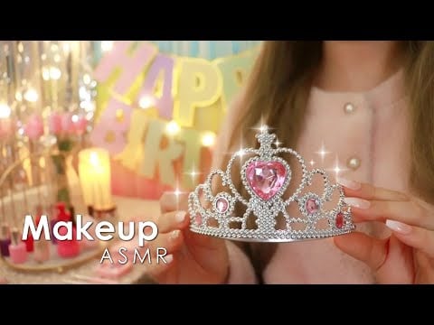 ASMR Doing Your Party Makeup👑 (Roleplay)