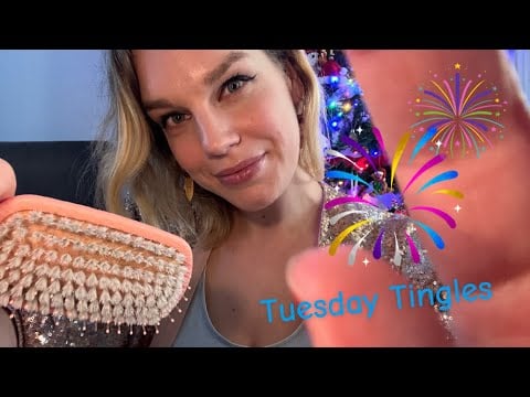 [ASMR] Fast & Aggressive Hair Brushing, Hair Detangling + Scalp Massage With A Magic Massage Brush