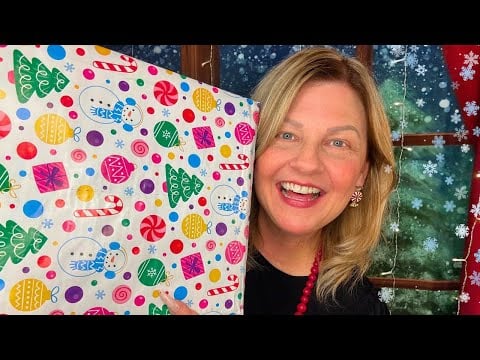 ASMR | Santa Collab Unboxing Gifts from ASMR OWL 🦉🎄🎁 Tingly Tapping