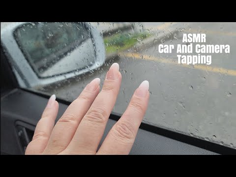 ASMR Car And Camera Tapping In The Rain- No Talking (Lo-fi)