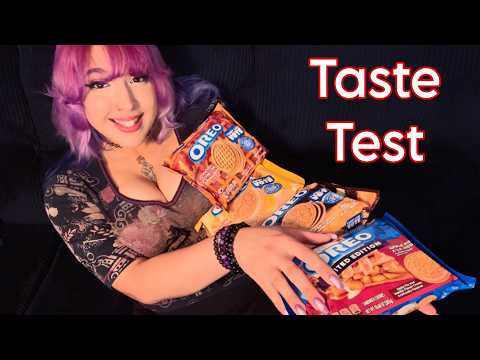 Brutally Honest ASMR | Trying the NEW Oreo Flavors