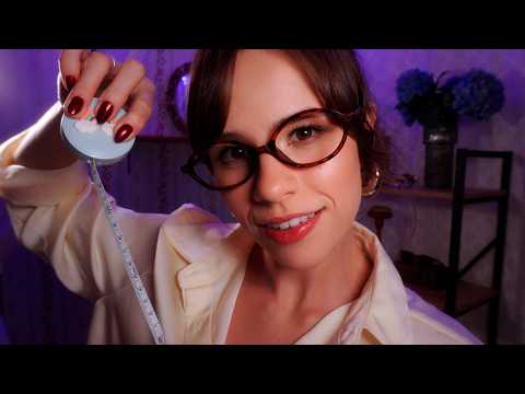 ASMR Exame de vista que induz o SONO 💤 Medindo seu rosto para óculos 👓
