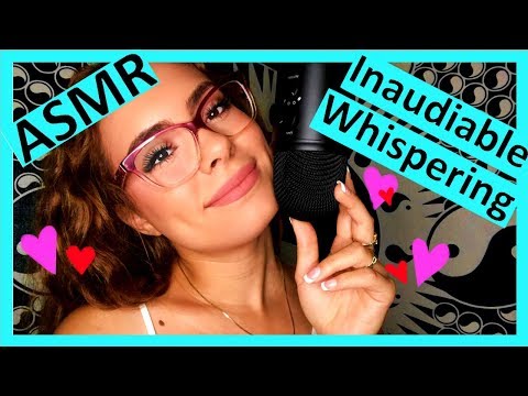 ASMR - Inaudible Whispering ~*TINGLES*~ BINAURAL