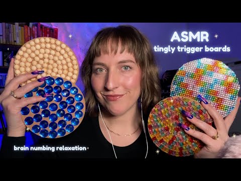 ASMR Tingly Trigger Boards for Sleep & Relaxation😴 Tapping & Scratching to Soothe Your Mind✨