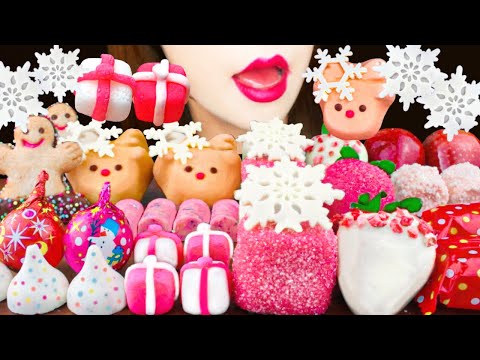 【ASMR】WINTER SWEETS❄️ MUKBANG 먹방 食べる音 EATING SOUNDS NO TALKING