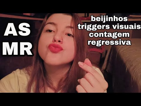 asmr caseiro • beijinhos e toques na tela + contagem regressiva para dormir!