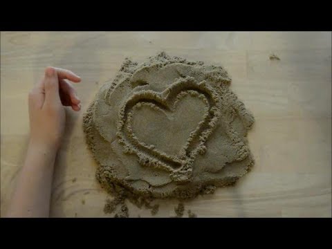 Kinetic Sand ASMR! 3D sound, crunching sand, soft speaking