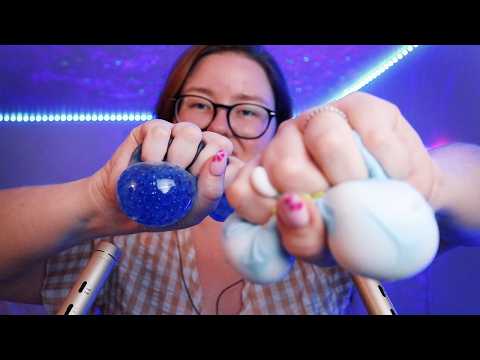 ASMR Dammar av lite squishies och TACK!! ♥