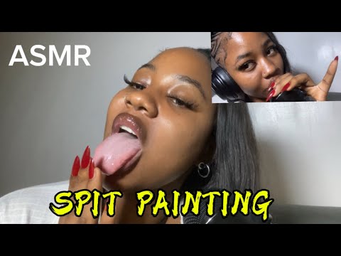 ASMR💫SPIT PAINTING