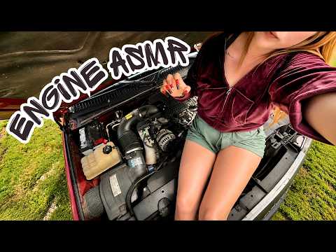 tapping around DURAMAX engine bay for asmr & relaxation