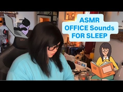 Office lady sounds - typing • paper • no talking 