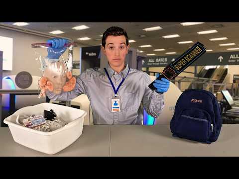 ASMR TSA Agent Checks Your Bags (you're suspicious)