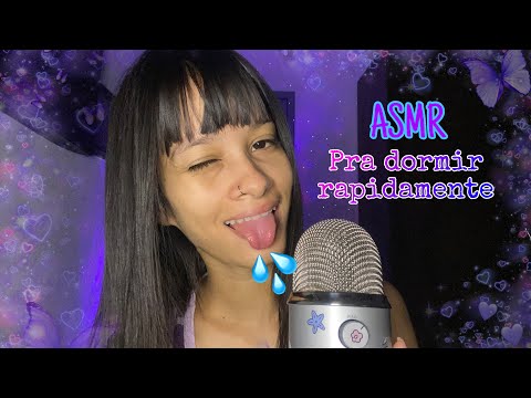 ASMR WET MOUTH SOUNDS (sons de boca) pra dormir profundamente