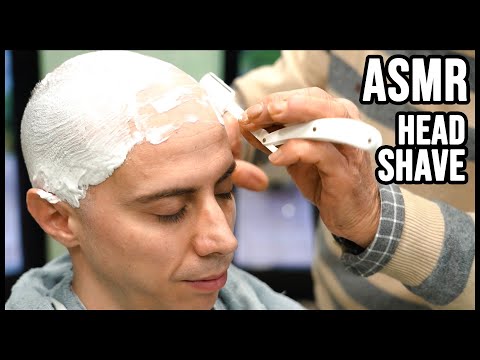 💈 HEAD SHAVE 💈 ITALIAN BARBER 💈 ASMR VIDEO