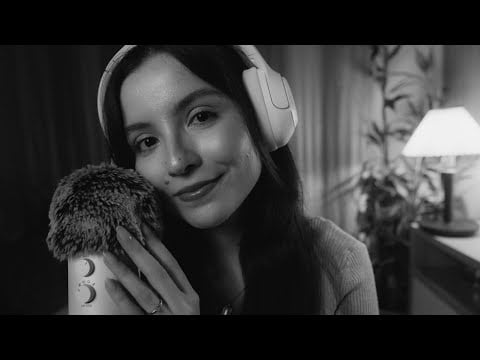 asmr 🤍 para acalmar, descansar e dormir (voz suave, sussurros, afirmações positivas e chuva)