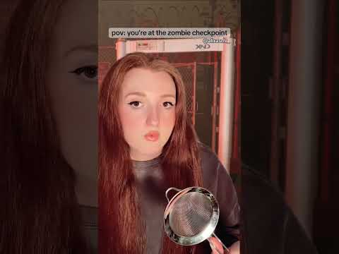 Are you a zombie? 🤨 #asmr #quarantinezone #gaming #pov