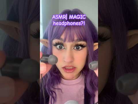 ASMR| MAGIC headphones?! #shortsfeed #shorts #cosplay #asmrsounds #asmr #asmrtriggers #asmrvideo