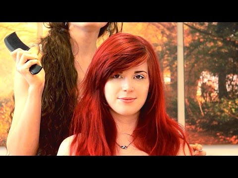 Binaural ASMR Head Massage & Hair Brushing Sounds Whisper Relaxation