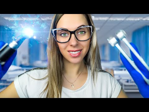 ASMR Ear Cleaning & Ear Massage Deep inside your EARS Otoscope ear exam for sleep RAIN sounds