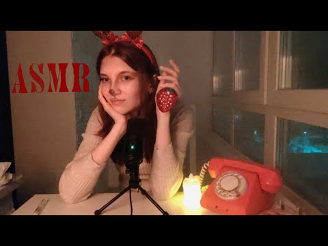 asmr unpacking Christmas presents + ornaments tapping