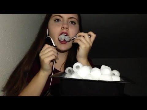 Double Ice Cube Eating ASMR