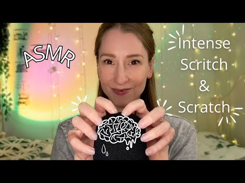 ASMR | Scratching Your Itchy Brain 🧠🤤 | Fingernails on Mic | Fast & Aggressive