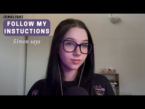ASMR| Follow my instructions (Simon says) (English) #asmr