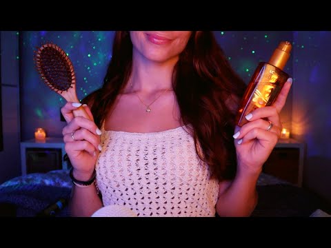 ASMR | Hairplay (Hair Brushing, Scratching, Braiding)