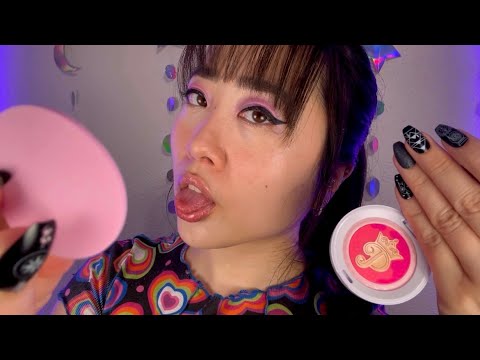 ASMR Spit Painting your Pretty Princess Makeup